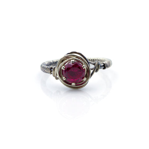 Lab Created Ruby Ring